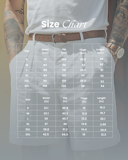 Lightweight Breathable Men's Chino Shorts