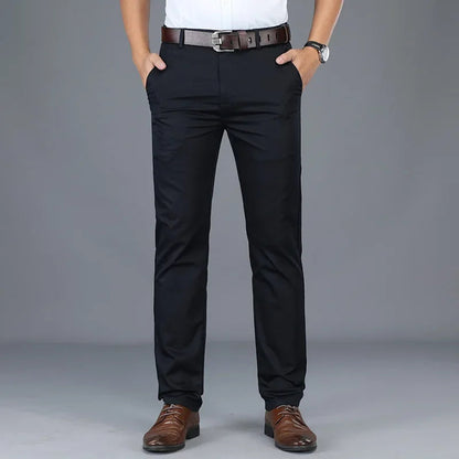 Men's Tailored Classic-Fit Trousers 0