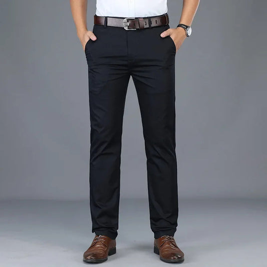 Men's Tailored Classic-Fit Trousers 0