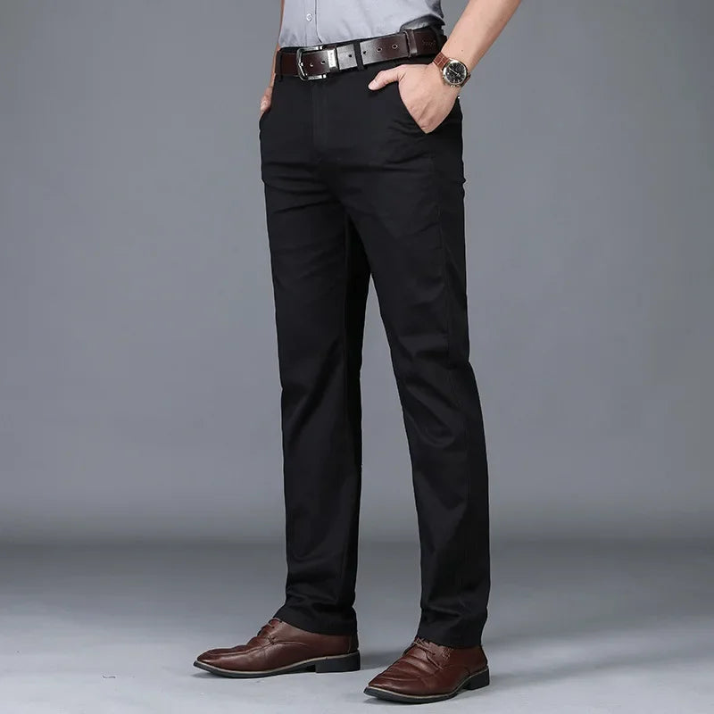 Men's Tailored Classic-Fit Trousers 1