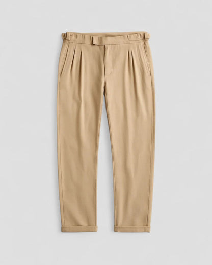 Men's Vintage Cotton Blend Straight Leg Trousers 0