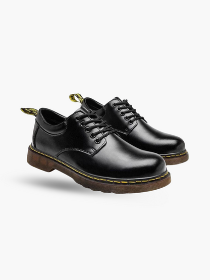 Classic Brown Leather Dress Shoes For Men - Luxivelle