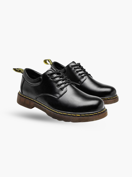 Classic Brown Leather Dress Shoes For Men - Luxivelle