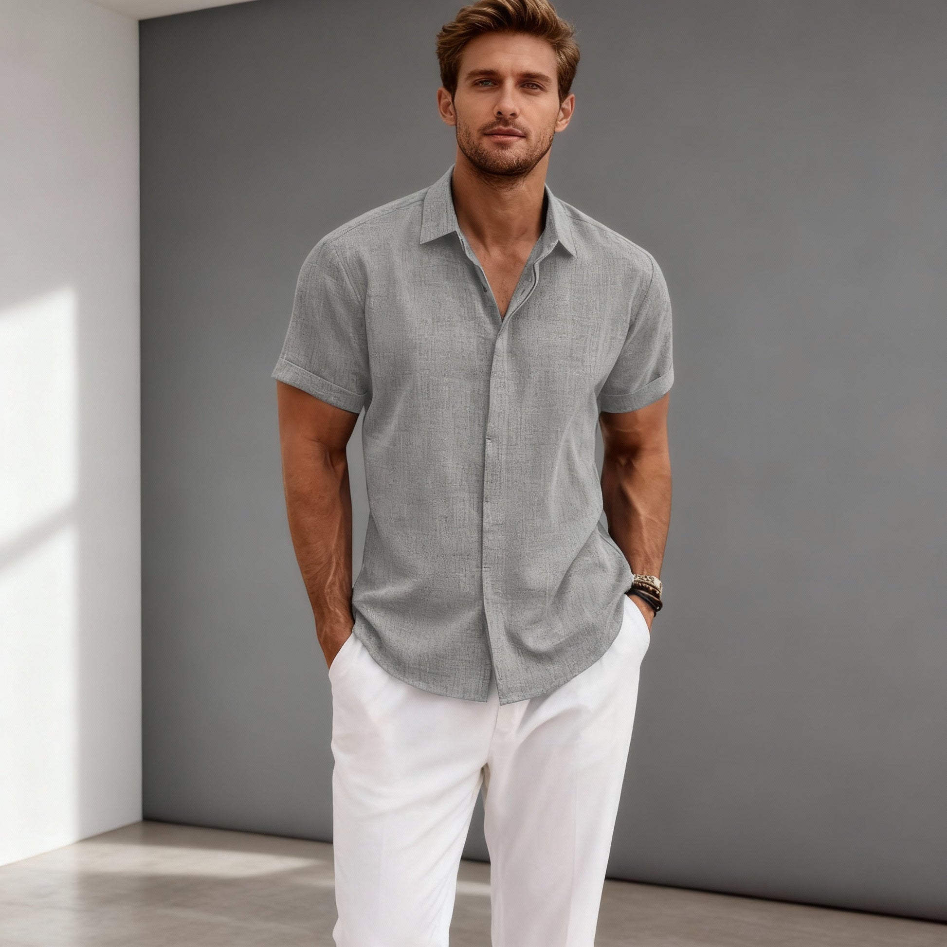 Men's Breathable Casual Summer Tee Shirt - Luxivelle