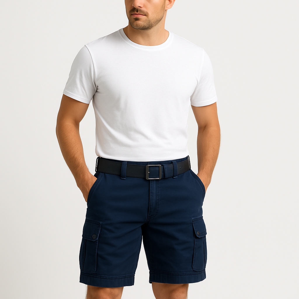 Relaxed Fit Men's Breathable Summer Shorts