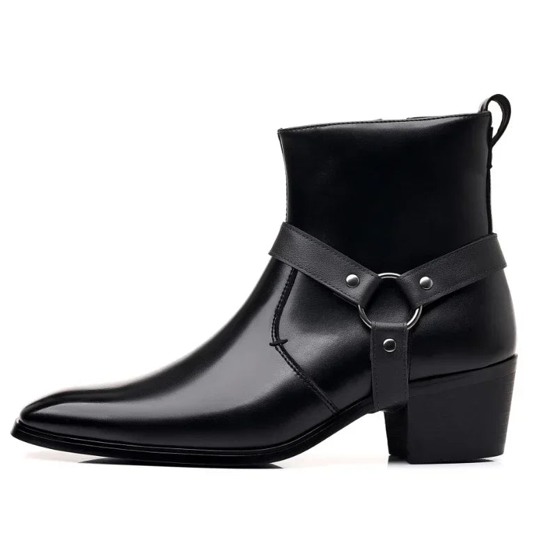 Rugged Men's Western Ankle Boots