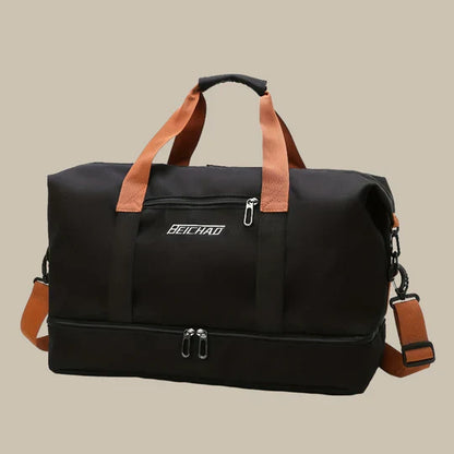 Travel Sports Duffle Bag with Shoe Pocket