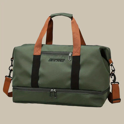 Travel Sports Duffle Bag with Shoe Pocket