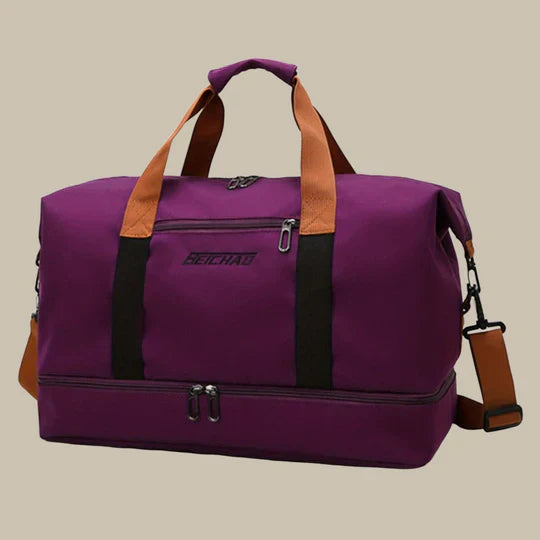 Travel Sports Duffle Bag with Shoe Pocket