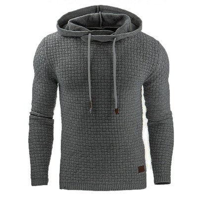 Men's Fitted Crew Neck Sweatshirt Long Sleeve