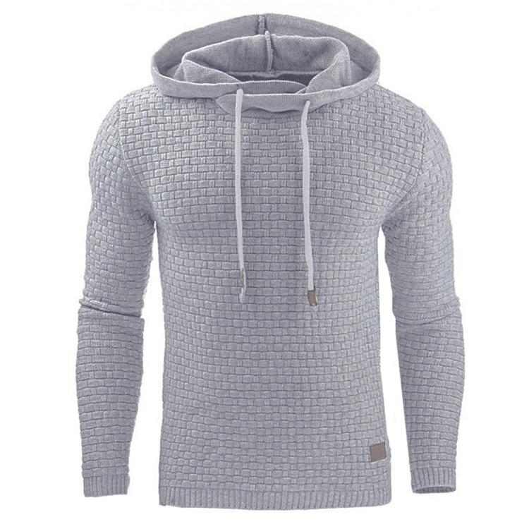 Men's Fitted Crew Neck Sweatshirt Long Sleeve