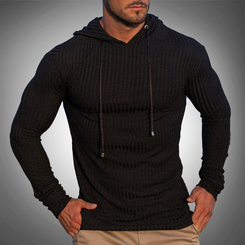 Men's Fitted Crew Neck Sweatshirt - Luxivelle