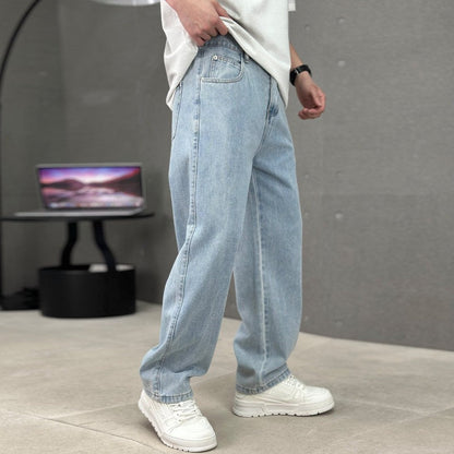 Relaxed Fit Men's Wide Leg Jeans