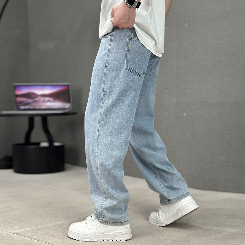 Relaxed Fit Men's Wide Leg Jeans