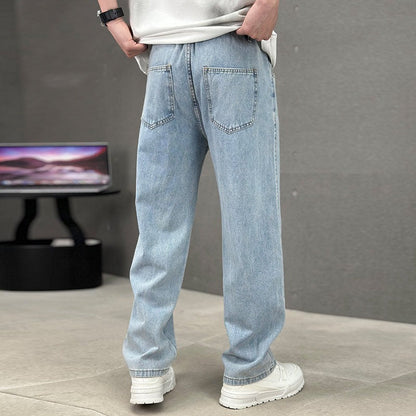 Relaxed Fit Men's Wide Leg Jeans