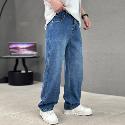 Relaxed Fit Men's Wide Leg Jeans