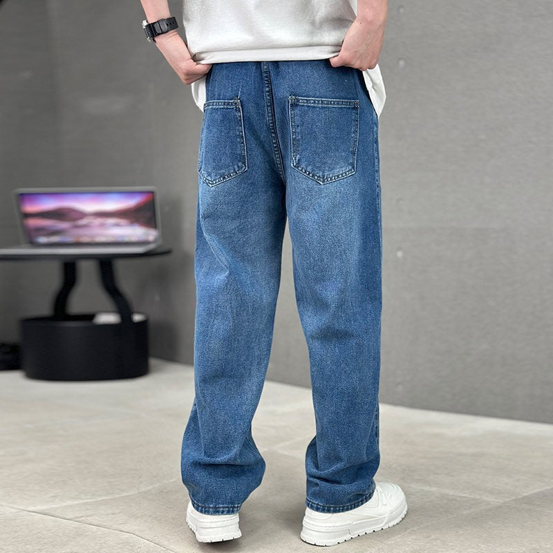 Relaxed Fit Men's Wide Leg Jeans