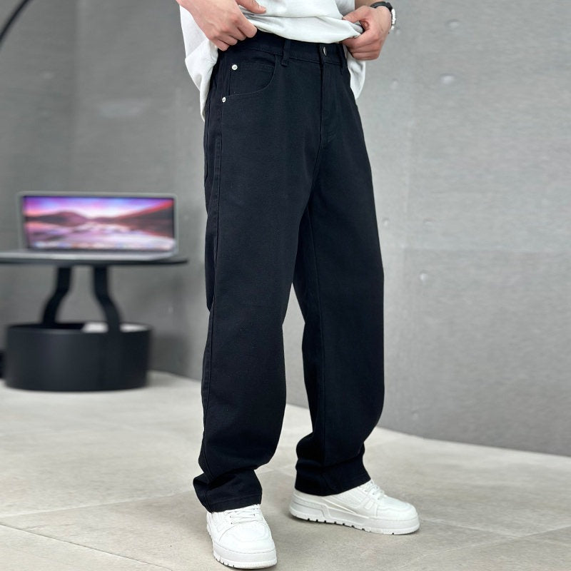 Relaxed Fit Men's Wide Leg Jeans