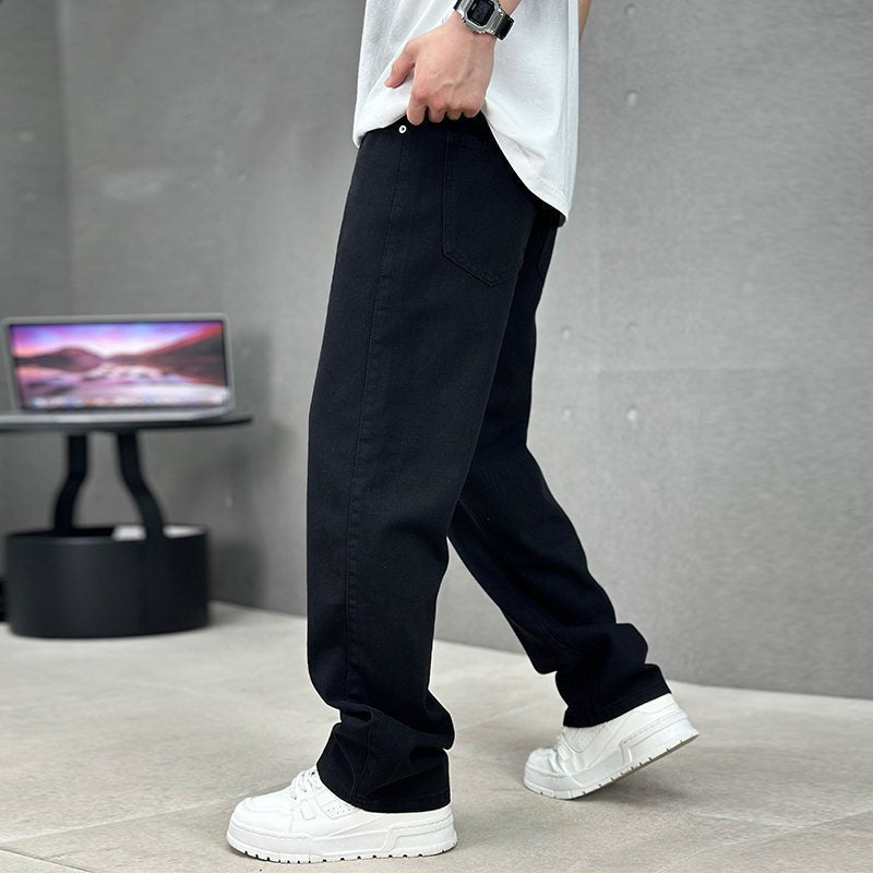 Relaxed Fit Men's Wide Leg Jeans