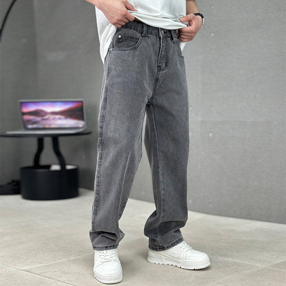 Relaxed Fit Men's Wide Leg Jeans