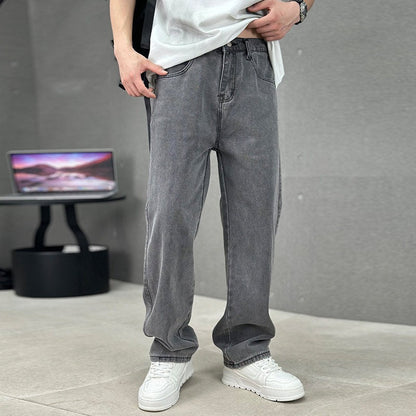 Relaxed Fit Men's Wide Leg Jeans