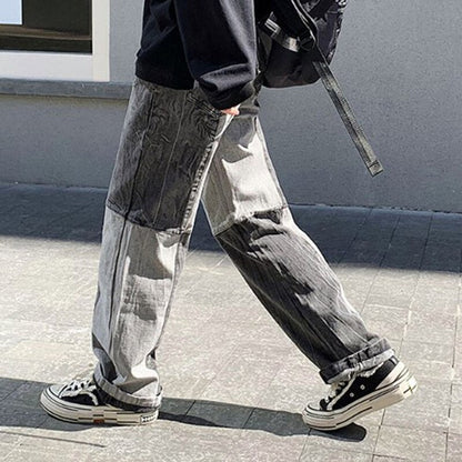 Relaxed Fit Men's Loose Jeans Pants
