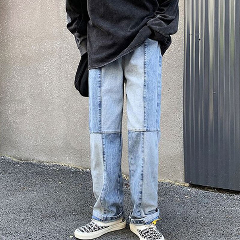 Relaxed Fit Men's Loose Jeans Pants