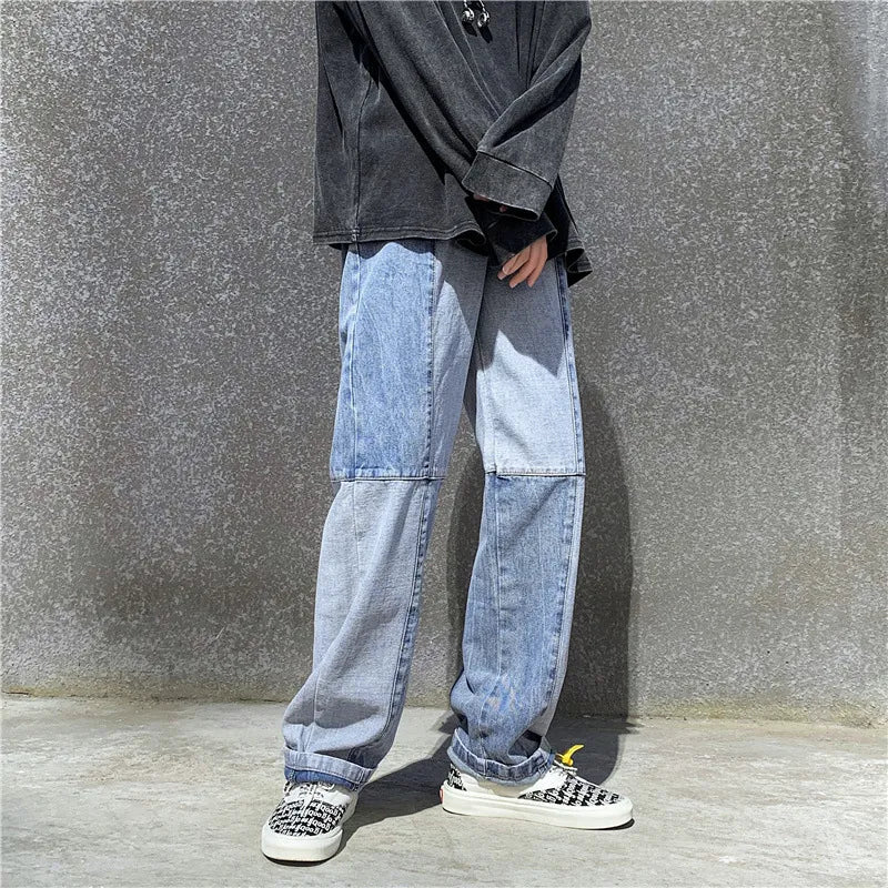 Relaxed Fit Men's Loose Jeans Pants