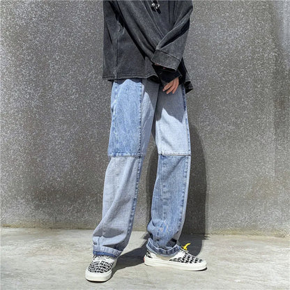 Relaxed Fit Men's Loose Jeans Pants