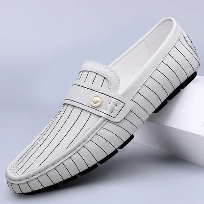 Classic Men's Slip-On Leather Loafers