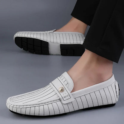 Classic Men's Slip-On Leather Loafers