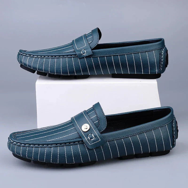 Classic Men's Slip-On Leather Loafers