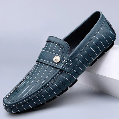 Classic Men's Slip-On Leather Loafers
