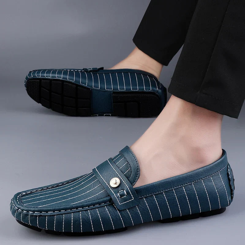 Classic Men's Slip-On Leather Loafers