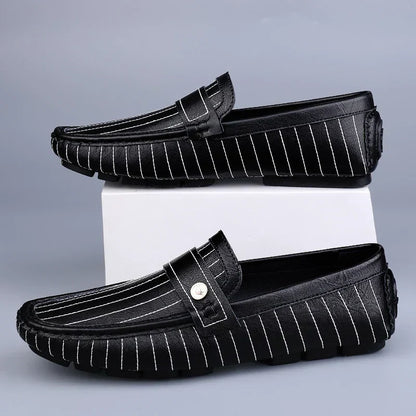 Classic Men's Slip-On Leather Loafers