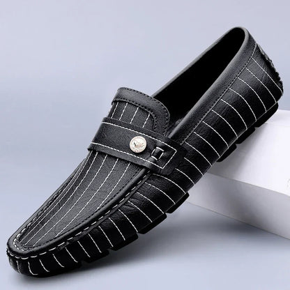 Classic Men's Slip-On Leather Loafers