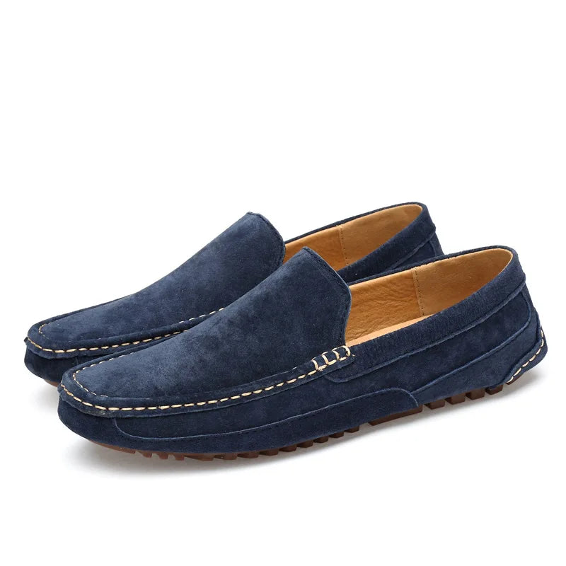 Comfortable Men's Slip On Leather Loafers Shoes
