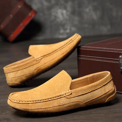 Comfortable Men's Slip On Leather Loafers Shoes