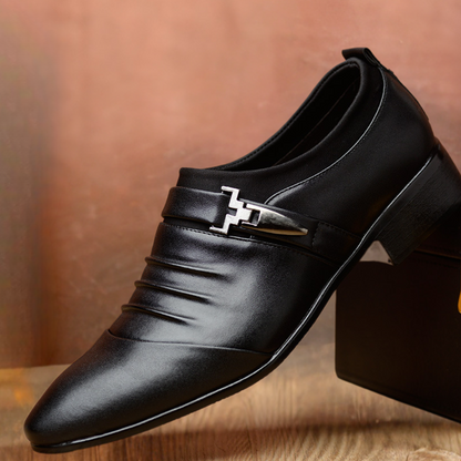 Comfortable Mens Slip On Dress Shoes - Luxivelle