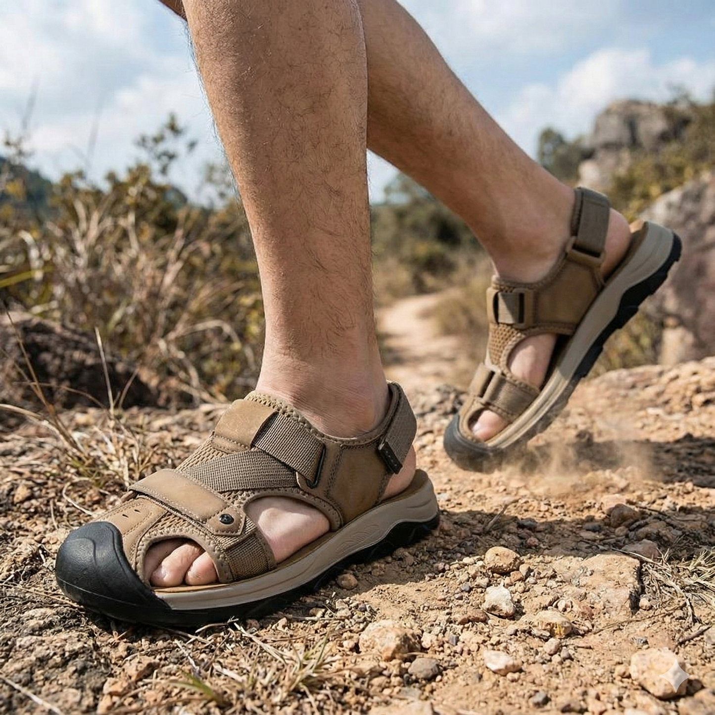 Comfortable Hiking Sandals with Adjustable Buckles
