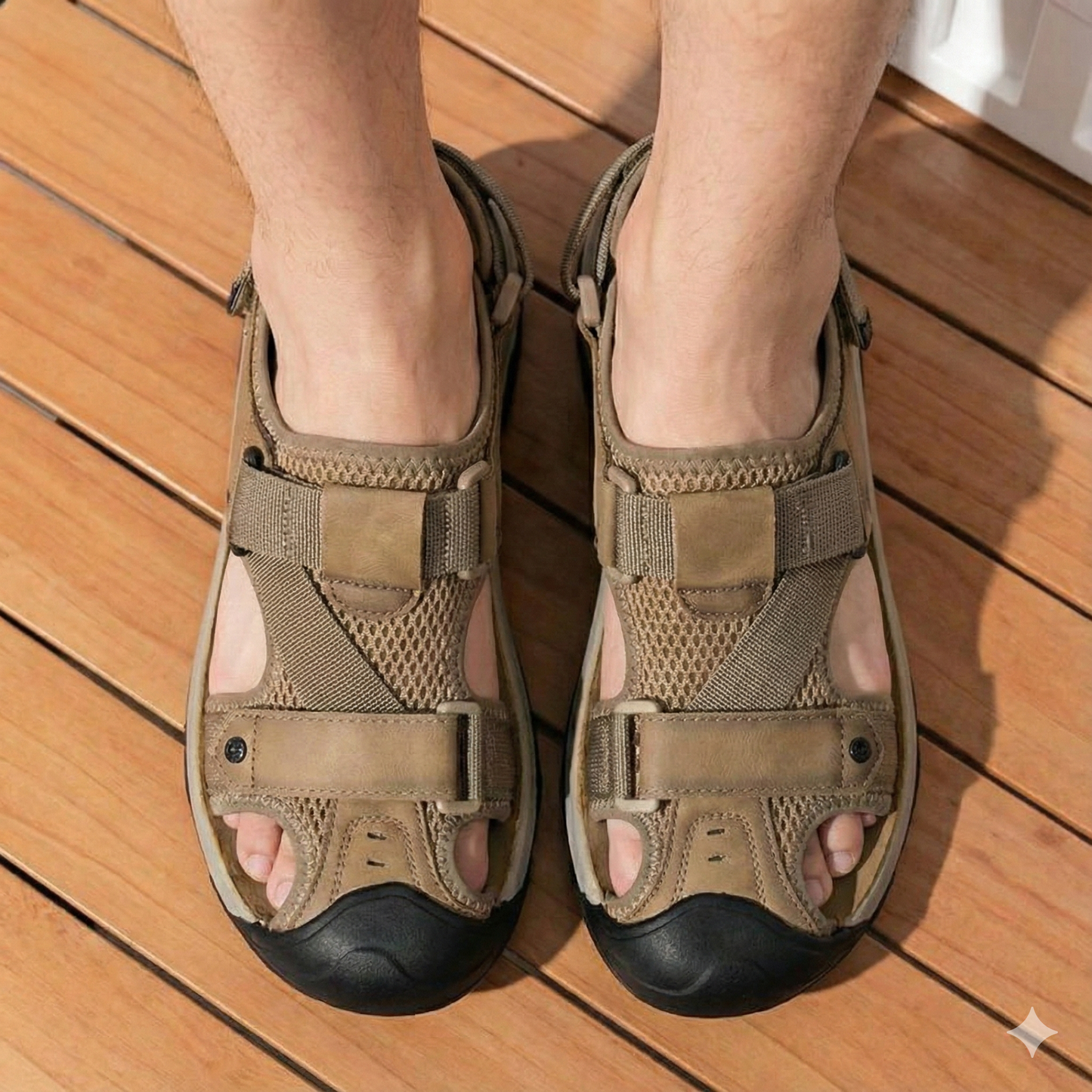 Comfortable Hiking Sandals with Adjustable Buckles
