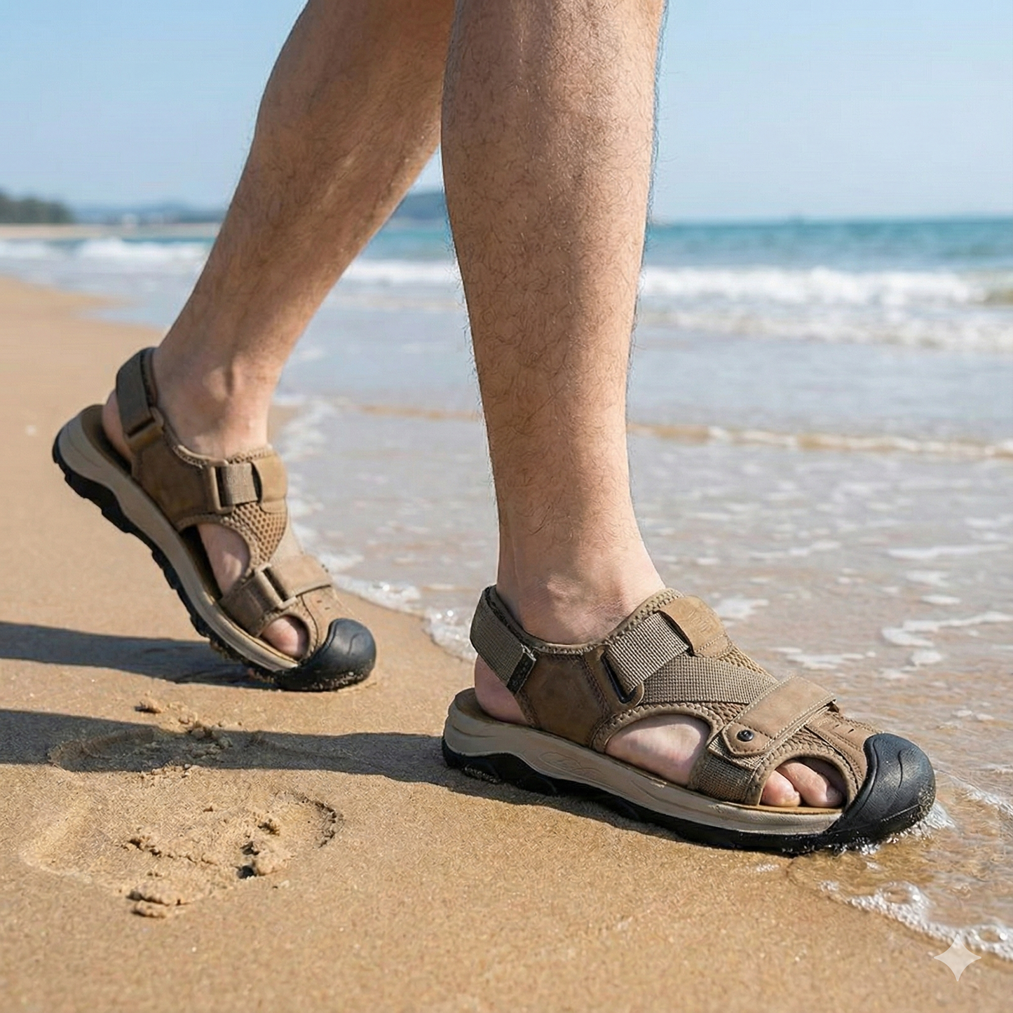 Comfortable Hiking Sandals with Adjustable Buckles