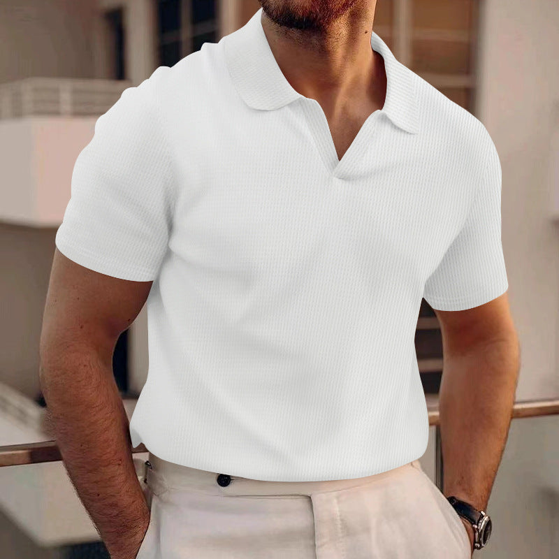 Men's Classic Fit Casual Polo Shirt - Luxivelle