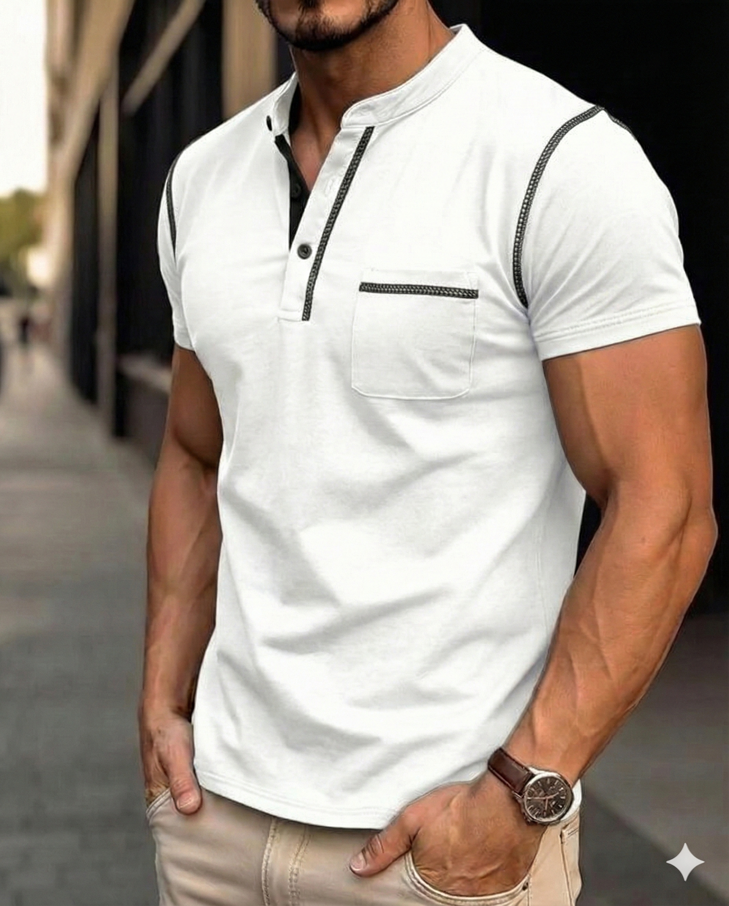 Classic Fit Mens Collar Polo Shirt
