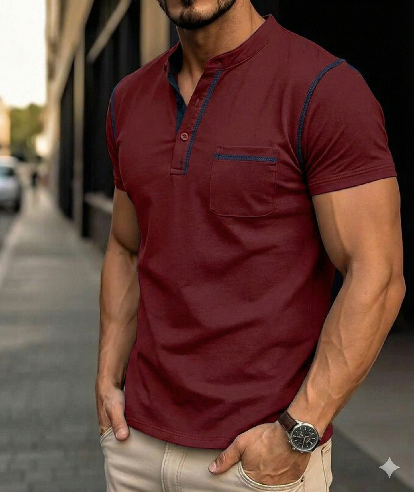 Classic Fit Mens Collar Polo Shirt