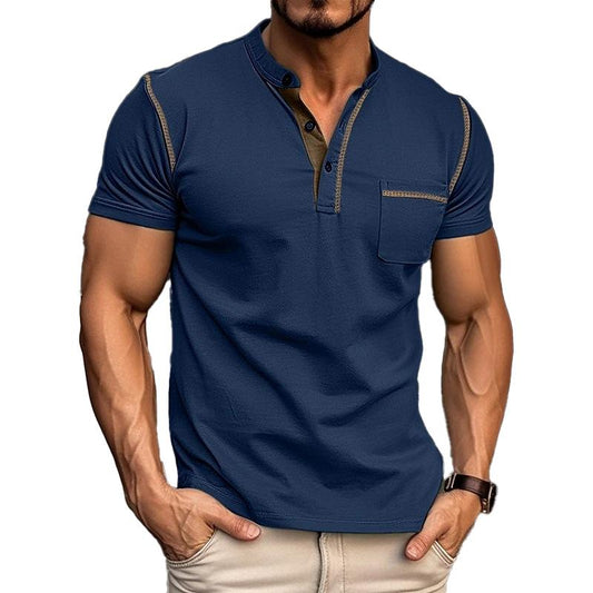 Classic Fit Mens Collar Polo Shirt - Luxivelle