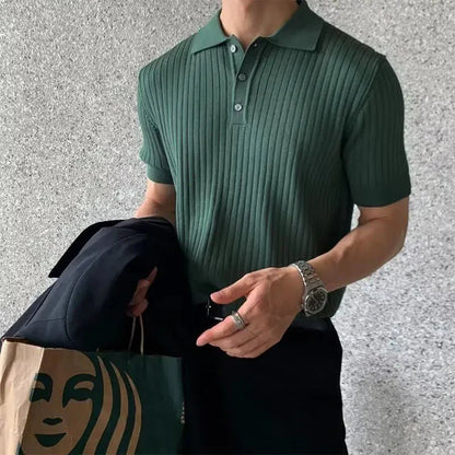 Casual Men's Short Sleeve Polo Shirt
