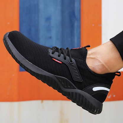 Tough Work Boots for Men Non-Slip Lace Up Shoes