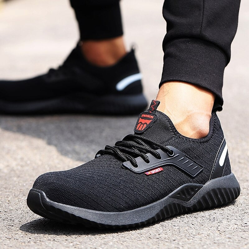 Tough Work Boots for Men Non-Slip Lace Up Shoes - Luxivelle
