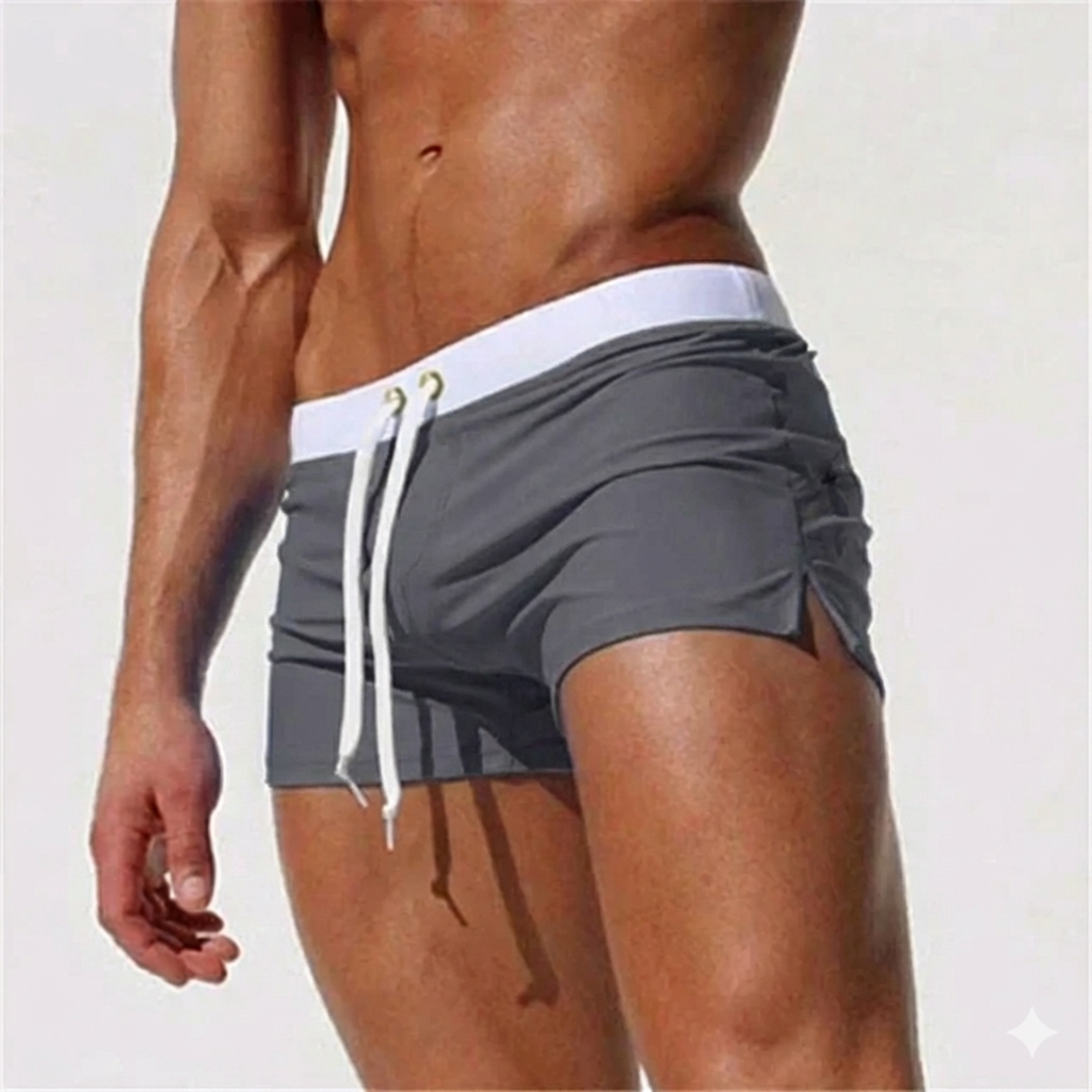 Waterproof Men's Swim Trunks Fast Dry